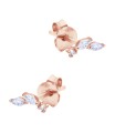 Shining Crystal Silver Stud Earring STS-6247